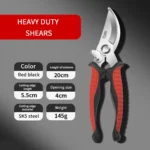 Straight/Curved Head Pruning Shears Non-slip HandleStainless Steel Outils Manuels Household Bonsai Garden Scissors Pruing Shear