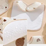 7pcs Cotton Baby Bibs Waterproof Burp Cloths Newborn Saliva Towel Cartoon Print Babies Accessories Baby Feeding Bib Items - Image 6