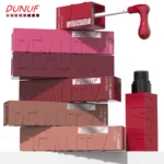 Matte Velvet Lipstick Lip Gloss Waterproof Smooth Long-Lasting Non-sticky Non-transfer Deep Red Nude Y2K Daily&Party Makeup Gift - Image 5