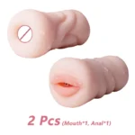 Male Soft Silicone Masturbation Cup Sex Toys 4D - Image 13