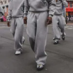 Fashionable Street Style Embroidered Sweatpants Autumn Winter Casual Pants Versatile Personality Couple’s Pan