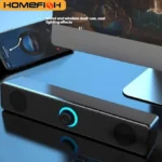 4D Computer Speaker Bar Stereo Sound Subwoofer Bluetooth Speaker For Macbook Laptop Notebook PC Music Player Wired Loudspeaker