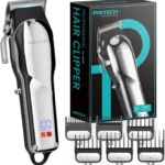 Professional Cordless Hair Clippers and Trimmer Set for Men, Barber Kit for Home Use