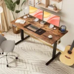 JHK Electric Standing Desk Height Adjustable 55x24 Inch Computer Desk Workstation Ergonomic Work Table for Home Office - Image 4
