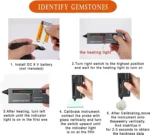 PHYHOO High Accuracy Professional Jeweler Diamond Tester Pen Jewelry Diamond  Selector For Novice and Expert - Image 3