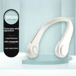 8000mAh USB Hanging Neck Fan Portable Bladeless Mini Rechargeable Mute LED Digital Display Electric Air Cooler Handheld - Image 17