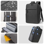 Laptop Backpack 17.3 inch Large Capacity Travelling Backpacks Waterproof Laptop Bag 15.6 17.3 Multi-pockets Men's Backpack - Image 7