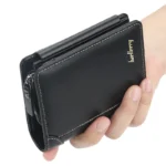 New Leather Men Wallets High Quality Zipper Short Desigh Card Holder Male Purse Vintage Coin Holder Men Wallets - Image 4