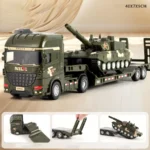 1pcs Scale-carrier container engineering set vehicle excavator transport truck model inertial car education toys gift for childr - Image 7