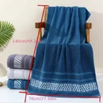 1Pcs Extra Large Bath Towel - Quick-Drying, Suitable for Home Care, Spa, Gym and Rv Use - Soft and Thick Design, Geometric Pattern Comfortable Fabric, a Must-Have for the Bathroom - Image 5