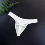 Big Pouch Thong Men Cotton Tangas Sports Running Underwear Seamless Male G-string Plus Size M-XXXL - Image 2