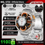 2026 New 1100mah AMOLED Smart Watch Men 170+Sport Fitness LED Flashlight IP69 Waterproof Bluetooth call GPS track Smartwatch iOS - Image 12