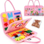 Montessori Kids Travel Toy Felt Activity Quiet Books Busy Board Activity Educational Sensory Learning Book
