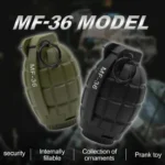MF-36 Plastic Hand Grenades Toy Reusable Impact Dummy Grenade Model for CS Tactcial Battle Game Role Play Prop Kids Outdoor Toys