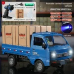 Spray Acousto-optic Remote Control Car Simulation Double Door Micro Card Drift Car Bread Truck Children's Toy Car - Image 9