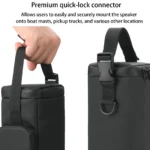 Camping Speaker Case for Turtlebox Ranger Speaker Storage Sleeve Pouch Water Resistant with Detachable Handle &Zipper Pocket - Image 6