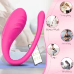 APP Controlled Vaginal Vibrators G Spot 9 Speed Anal Vibrating.