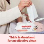 Gentle Baby Wipes, 3 Packs of 64 (192 Total), Hypoallergenic and Fresh Scented for Sensitive Skin - Image 4