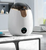 Portable Mini Washing Machine Semi Auto Blue Light Sanitize Mini Washer Spin Dryer Compact Dorm Travel Underwear Socks White - Image 6