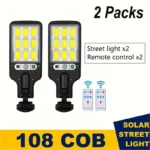 4 pc Solar Outdoor LED Wall Light with Human Body Waterproof Induction for Garden Terrace Garage Courtyard and Street Lighting - Image 9