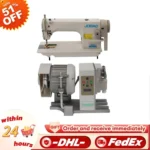 550W Professional Desktop Commercial Sewing Machine,200-6500rpm Pure Copper Motor,3500 Stitches/Min,AC110V