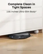 Refurbished eufy C10 Robot Vacuum Self Emptying, 8 Weeks Hands Free, Advanced Smart Mapping(3-Month Warranty))