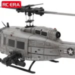 RC ERA C032 UH1 Huey Weathered Marine 6ch RC Helicopter with Optical Flow TOF Auto Stabilized Remote Control Hobby Toys for Boy
