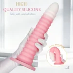 New Gradient Pink Anal Plug Massager With Threaded Suction Cup Rear Multi-size Unisex Extra Long Anal Plug Adult Erotic Sex Toys - Image 2