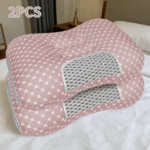 Buy one, get one free! Couple's Soft Knit Neck Massage Pillow - Adjustable ergonomic design for enhanced sleep comfort. - Image 7