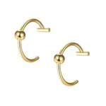 2PCS Trendy 10mm Stainless Steel Punk Clip on Fake Piercing Nose Wrap Lip Rings Unisex Nose Ring Women Men Tusk Body Jewelry - Image 22