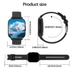 Smart Watch for Men & Women - Multi-Function Fitness Tracker with Call/Message/Weather/Alarm/Remote Camera Control, USB-Powered - Image 2