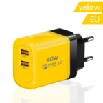 40W USB Charger Quick Charge 3.0 Dual Ports