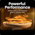 Countertop Microwave Oven 0.9 Cu. Ft. Digital Stainless Steel Microwave 900 Watt with 6 Presets Eco Mode Mute Option Memory Fun - Image 3