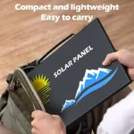 2025 exclusive 1000W portable solar panel folding bag with USB+DC for outdoor hiking camping and mobile phone charging - Image 3