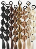 1Pc Bubble Braids Hair Ponytail Extensions Wig Synthetic Lantern Bubble Braids with Hair Tie for Women Kids Daily&Party Use