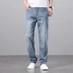 Ultra-thin Baggy Jeans Men’s Lyocell Soft Fabric Brand