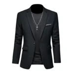 Boutique Fashion Solid Color High-end Brand Casual Business Men's Blazer Groom Wedding Gown Blazers for Men Suit Tops Jacke Coat - Image 18