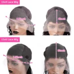 40 42 Inch Bone Straight Human Hair Wigs 13x6 HD Transparent Lace Frontal Wigs Glueless Straight Lace Front Human Hair Wigs - Image 6