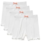 4Pcs Kids Dance Bike Play Shorts Girls Shorts Safety Pants Children Cute Bow Under Dress Skirt School Uniform Underpants 2-14Y - Image 11