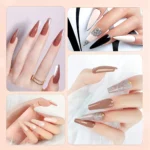 Gel Nail Polish Kit -6 Colors Nude Pink Gel Polish Set Skin Tones Neutral Brown Soak Off Gel Nail Kit Manicure DIY Nail Art - Image 5