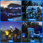 4/6/8/12Pcs Solar Flame Torch Light LED Flickering Outdoor Decoration Powered For Lawn Path Yard Patio Floor Night Lamp - Image 4