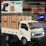 Spray Acousto-optic Remote Control Car Simulation Double Door Micro Card Drift Car Bread Truck Children's Toy Car - Image 10