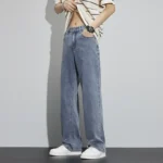 Summer Ultra-thin Baggy Jeans Men’s classics Vintage Trousers Lyocell