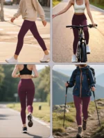 Women’s Super Soft Leggings with Pockets, High Waisted Tummy Control for Yoga Workout and Casual Lounge Wear Comfort
