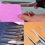 Tailor Scissors Pinking Shears Zig Zag Sewing Cut Serrated Lace Scissors Sewing Accessories Fabric Scissors DIY Sewing Tool - Image 4