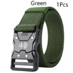 Best Men's Belts Tactical Black Waist Woven Durable Automatic Buckle Belt for Man Army Outdoor Hunting Golf Nylon Belt Trouser - Image 10