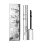 QIBEST 4D Black Mascara Waterproof Lengthening Curling Eye Lashes Rimel Mascara Silk Fiber Women Mascara Extra Volume 5g Makeup