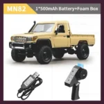 1:12 Scale RC Car MN82 Upgraded PRO 4WD Off-Road Pickup Truck with Headlights Remote Control Kids Toys Gift for Boys Adult Girls - Image 8