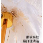 Modern Nordic Ostrich Feather Floor Lamp, Living Room, Dining Bedroom, Study Desk Interior Decoration LED Lighting - Image 4