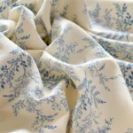 1pc Floral Fitted Bed Sheet Flower Printed Washed Cotton Bed Sheet with Elastic Single/Queen/King Size Bed Fitted Sheets - Image 6
